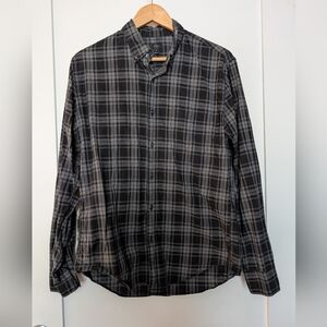 J.Crew Plaid Shirt, Grey/Black